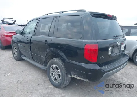 2003 Honda Pilot Ex-L из США, поврежденный, VIN 2HKYF18573H535406